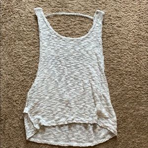 knitted crop tank